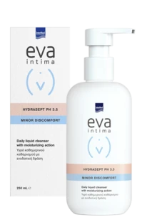 Intermed Eva Intima Hydrasept PH3.5 Minor Discomfort Υγρό Καθαρισμού Για Την Ευαίσθητη Περιοχή 250ml