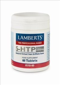 Lamberts 5-HTP 100mg, Συμπλήρωμα Διατροφής για την Καλή Λειτουργία του Εγκεφάλου, του Νευρικού Συστήματος και της Όρεξης, 60tabs