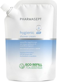 Pharmasept Hygienic Shower Cream Refill Aνταλλακτικό Κρεμώδες Αφρόλουτρο Για Ενυδάτωση & Θρέψη 900ml