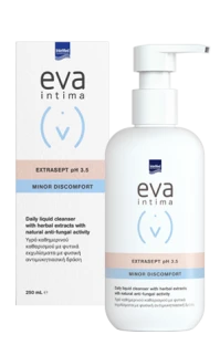 Intermed Eva Intima Extrasept PH 3.5 Minor Discomfort Υγρό Καθημερινού Καθαρισμού Ευαίσθητης Περιοχής 250ml