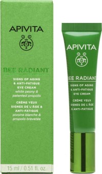 Apivita Bee Radiant Λευκή Παιώνια !@# Πατενταρισμένη Πρόπολη Κρέμα Ματιών Tube 15ml