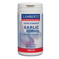 Lamberts Garlic 8250mg Συμπλήρωμα Διατροφής Για Το Καρδειαγγειακό Σύστημα 60 Ταμπλέτες [8585-60]