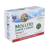 Mollers Forte Ιχθυέλαιο + Μουρουνέλαιο Omega 3 150 Κάψουλες [5 Καρτέλες x 30 Κάψουλες]