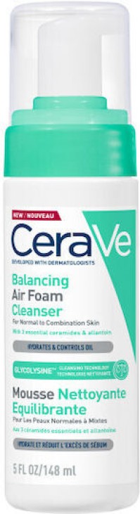 CeraVe Balancing Air Foam Αφρός Καθαρισμού Προσώπου 148ml