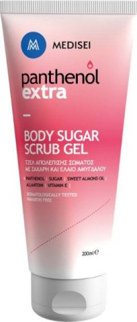 Medisei Panthenol Extra Body Sugar Scrub Gel Απολέπισης Σώματος 200ml