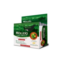 Mollers Forte Ιχθυέλαιο + Μουρουνέλαιο Omega 3 150 Κάψουλες [5 Καρτέλες x 30 Κάψουλες]