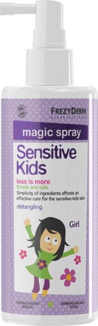 Frezyderm Sensitive Kids Magic Spray 150ml Για Τα Μαλλιά