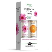 Power Health Promo Echinacea Extra Stevia 20 αναβράζοντα δισκία + Δώρο Vit C 500mg 20 αναβράζοντα δισκία