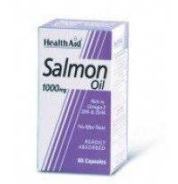 Health Aid Salmon Oil Freshwater 1000mg Συμπλήρωμα Διατροφής με Έλαιο Σολομού & Φυσικά Ω3 Λιπαρά Οξέα για Καρδιά & Κυκλοφορικό 60 Κάψουλες