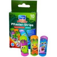 FIGO Pflaster-Strips Monsters 10τμχ