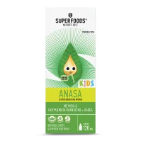 Superfoods ANASA Kids Παιδικό Σιρόπι Για Τον Ξηρό - Παραγωγικό Βήχα Μέλι - Άλθαια 120ml