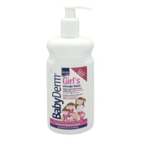 Intermed Babyderm Girls Intimate Wash Απαλό Υγρό Καθαρισμού 300ml