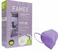Μάσκες Famex Λιλά FFP2 10 Τεμάχια σε Κουτί