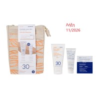 Korres Promo Yoghurt Hydrate your Skin Αντηλιακή Κρέμα Προσώπου SPF30 50ml, Αφρώδης Κρέμα Καθαρισμού 20ml & Serum 1,5ml