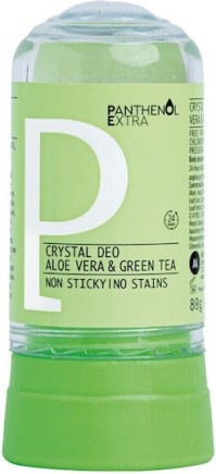 Panthenol Extra Aloe Vera & Green Tea Crystal Deo Roll-On 80gr - Αποσμητικός Κρύσταλλος Με Αλόη & Πράσινο Τσάι