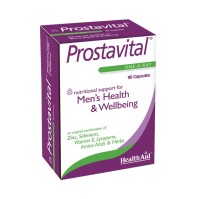 Health Aid Prostavital Συμπλήρωμα Διατροφής με Βιταμίνες, Μέταλλα & Φυτικά Εκχυλίσματα για την Υγεία του Προστάτη 90 Κάψουλες