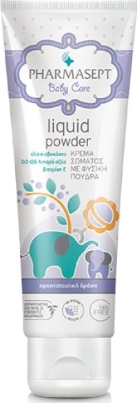 Pharmasept Baby Care Liquid Powder Κρέμα Σώματος Με Πούδρα 150ml