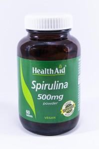 Health Aid Spirulina 500mg Συμπλήρωμα Διατροφής με Σπιρουλίνα για Ενίσχυση του Ανοσοποιητικού 60 Ταμπλέτες