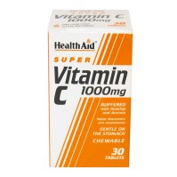 HEALTH AID  Vitamin C 1000mg Chewable Orange Flavour tablets 30s