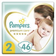 Pampers Premium Care Μέγεθος 2 [4-8 kg] 46 Πάνες