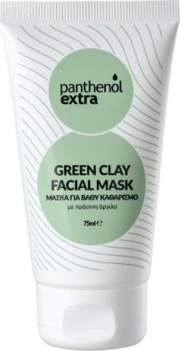 Medisei Panthenol Extra Green Clay Facial Mask Μάσκα για Βαθύ Καθαρισμό Με Πράσινη Άργιλο 75ml