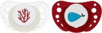 Chicco Physioforma Air Πιπίλα από Σιλικόνη 16-36m μπεζ-μπορντο, 2τεμ