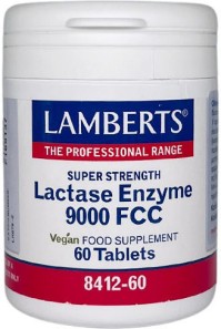 LAMBERTS Lactase Enzyme 9000 FCC Vegan 60 δισκία