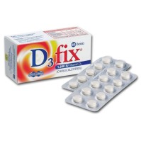 Uni-pharma D3 Fix 1200 IU  Tablets 60tabs , Συμπλήρωμα Διατροφής με Βιταμίνη D3 60 Δισκία