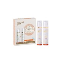 Mediasei Panthenol Extra Promo Sunscreen Your Skin Color Gel Cream Spf30 2x50ml & Scrunchie 1τμχ