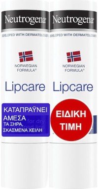 Neutrogena Ενυδατικό Στικ Χειλιών Σετ 2τμχ