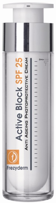 Frezyderm Active Block SPF25 Αντιγηραντική Κρέμα Ημέρας Με Δείκτη Προστασίας 50ml