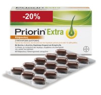 Priorin Extra Συμπλήρωμα Διατροφής Κατά Της Τριχόπτωσης (sticker -20%) 60 Κάψουλες