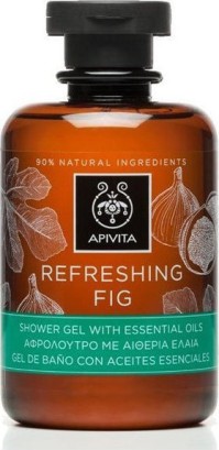 Apivita Refreshing Fig Shower Gel Αφρόλουτρο με Αιθέρια Έλαια 250ml