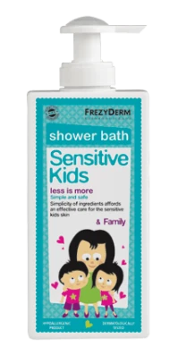 Frezyderm Sensitive Kids Shower Bath Ενυδατικό Αφρόλουτρο 200ml