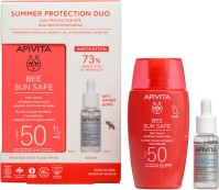 Apivita Promo Bee Sun Safe Dry Touch Invisible Fluid SPF 50, 50ml & HA5 Honey Repair Serum, 10ml