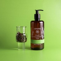 Apivita Tonic Mountain Tea Αφρόλουτρο σε Gel με Αιθέρια Έλαια 500ml
