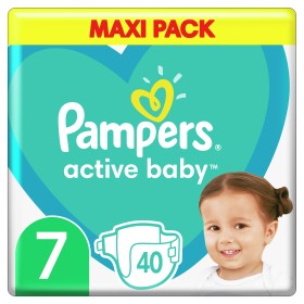 Pampers Active Baby Μέγεθος 7 [15+ kg] 40 Πάνες