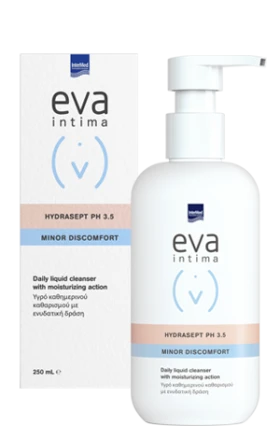 Intermed Eva Intima Hydrasept PH3.5 Minor Discomfort Υγρό Καθαρισμού Για Την Ευαίσθητη Περιοχή 250ml