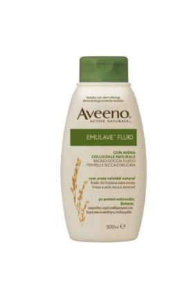 Aveeno EMULAVE FLUID Αφρώδες Υγρό Καθαρισμού για το μπάνιο/ντους 500ml