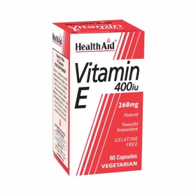Health Aid Vitamin E 400iu Economy Αντιοξειδωτικό Συμπλήρωμα Διατροφής 60 Κάψουλες