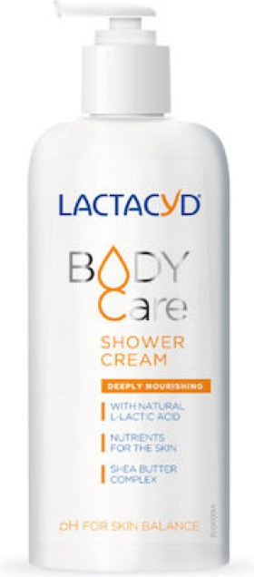 Lactacyd BodyCare Shower Deeply Nourishing Κρεμώδες Αφρόλουτρο 300ml