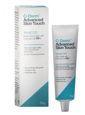 Cana MediCOD C-derm Advanced Skin Touch Cream With Cod Liver Oil 50% Δερματική Κρέμα Πολλαπλής Δράσης με Μουρουνέλαιο 50%, 50gr