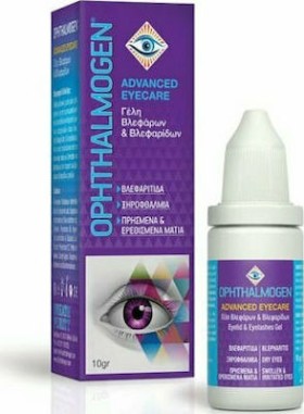 Ophthalmogen Advanced Eyecare Gel Γέλη Βλεφάρων !@# Βλεφαρίδων 10gr