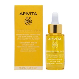 Apivita Beessential Day Oil Έλαιο Προσώπου Ημέρας Συμπλήρωμα Ενδυνάμωσης και Ενυδάτωσης 15ml