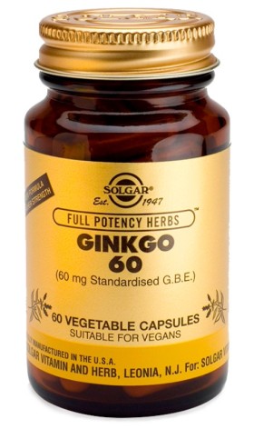 Solgar Ginkgo Biloba 60 Φυτικές Κάψουλες