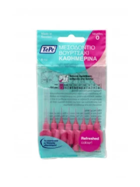 TePe Original Μεσοδόντια Βουρτσάκια 0.4mm Ροζ 8τμχ