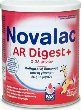 Vianex Novalac AR Digest+ έως 36m+ Γάλα Για Την Αντιμετώπιση Των Αναγωγών 400gr