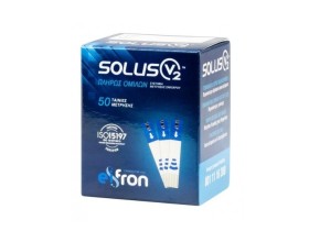 Frondis Solus V2 Test Strips Δοκιμαστικές Ταινίες Σακχάρου, 50 τεμάχια