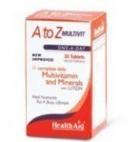 Health Aid A to Z Multivitamin 30 tablets
