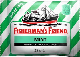 Fishermans Friend Mint Καραμέλες Μέντα 25gr